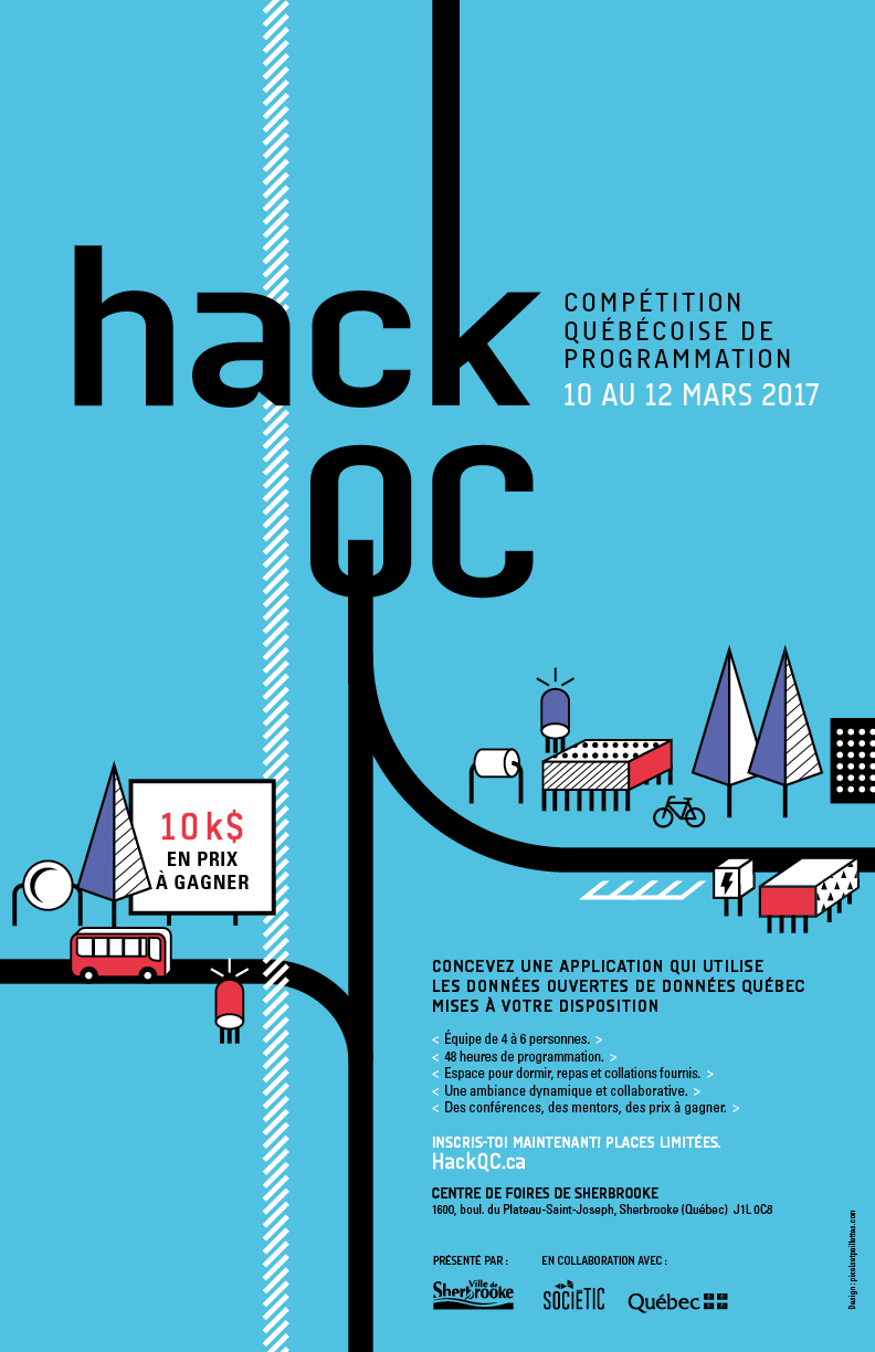 Affiche du HackQC 2018